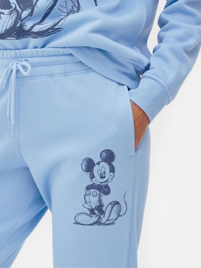 Pantalon Jogger Primark Disney's Mickey Mouse Printed Mujer Azules | 3479UNFMR