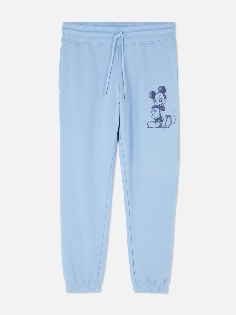 Pantalon Jogger Primark Disney's Mickey Mouse Printed Mujer Azules | 3479UNFMR