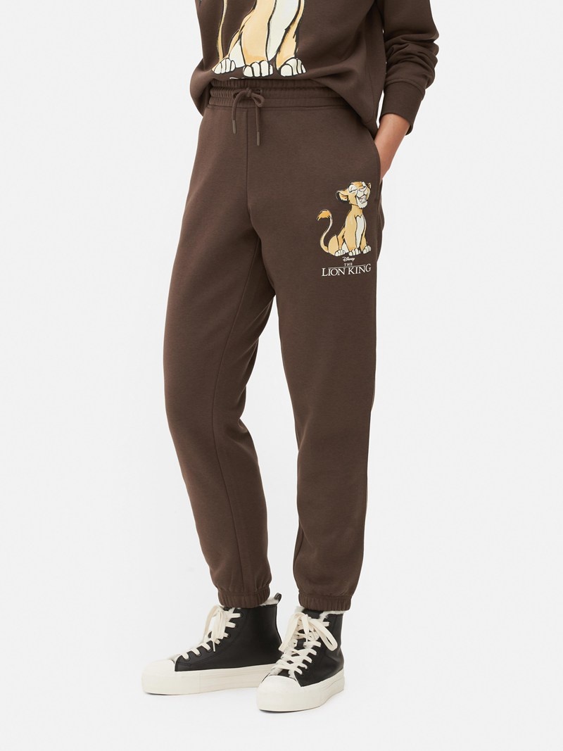 Pantalon Jogger Primark Disney's The Lion King Estampadas Mujer Marrones | 3706FNMXG