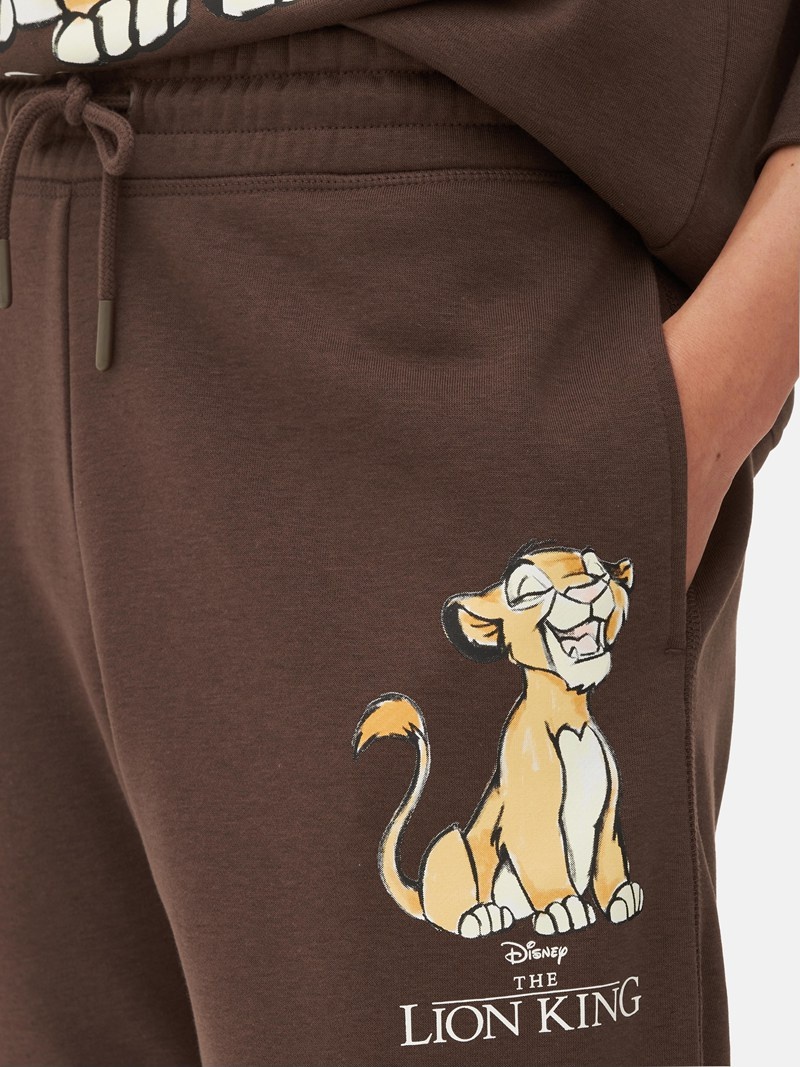 Pantalon Jogger Primark Disney's The Lion King Estampadas Mujer Marrones | 3706FNMXG