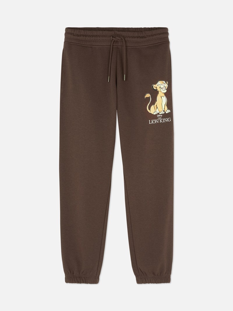 Pantalon Jogger Primark Disney's The Lion King Estampadas Mujer Marrones | 3706FNMXG