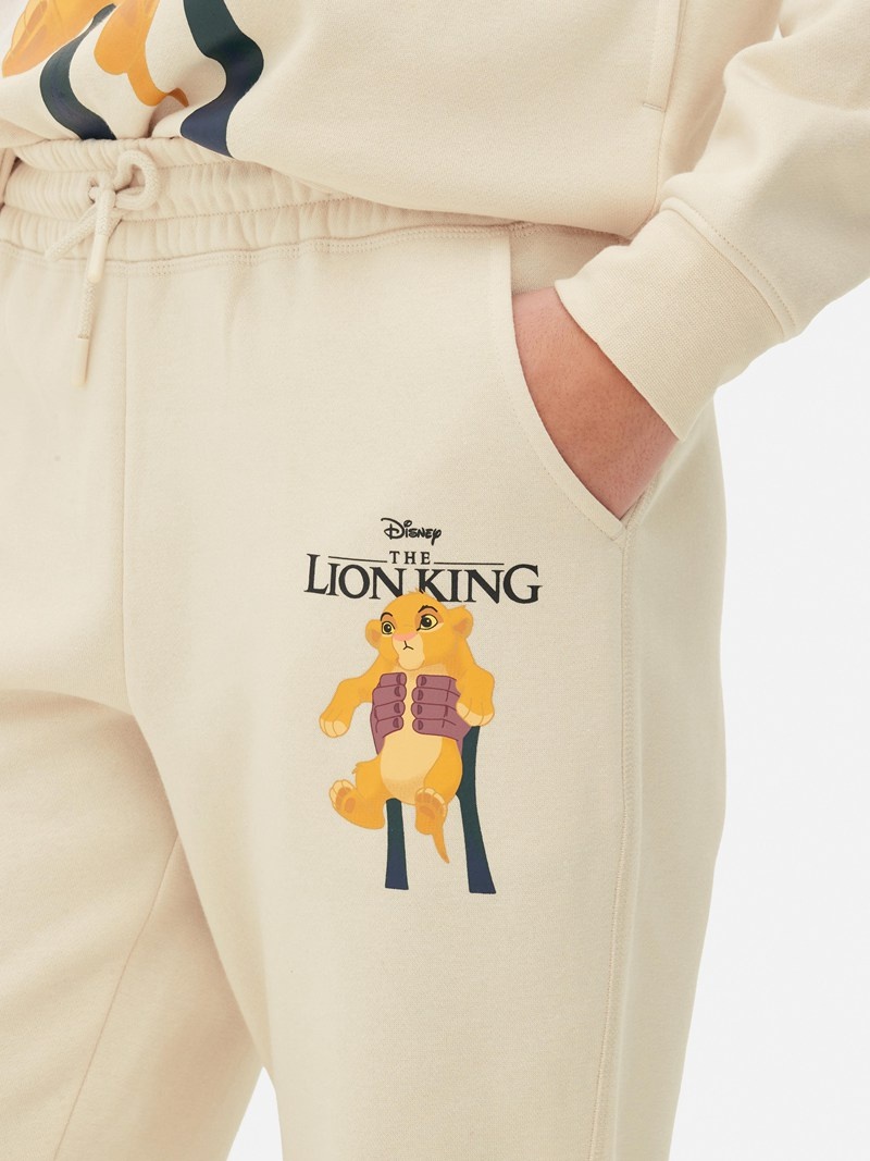 Pantalon Jogger Primark Disney’s The Lion King Simba Mujer Beige | 7568CLWMJ