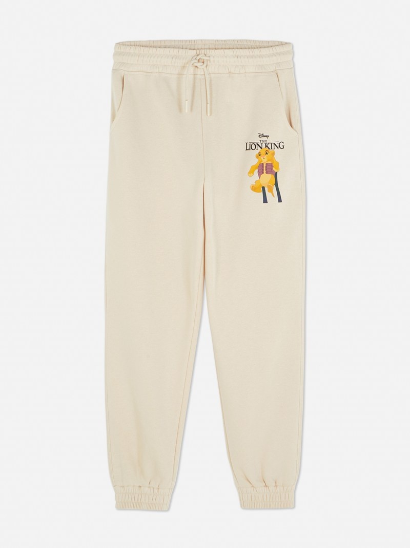 Pantalon Jogger Primark Disney’s The Lion King Simba Mujer Beige | 7568CLWMJ