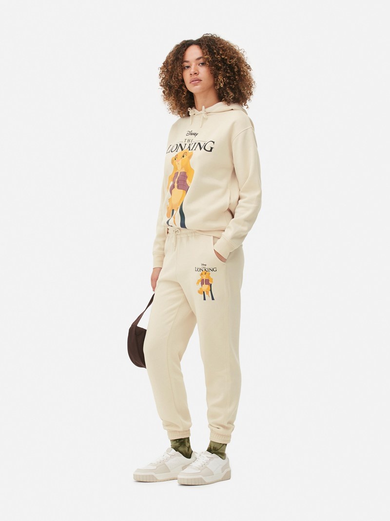 Pantalon Jogger Primark Disney’s The Lion King Simba Mujer Beige | 7568CLWMJ