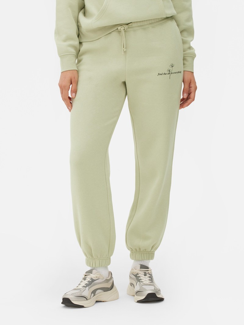 Pantalon Jogger Primark Estampadas Drawstring Mujer Verde | 4096SNUBH