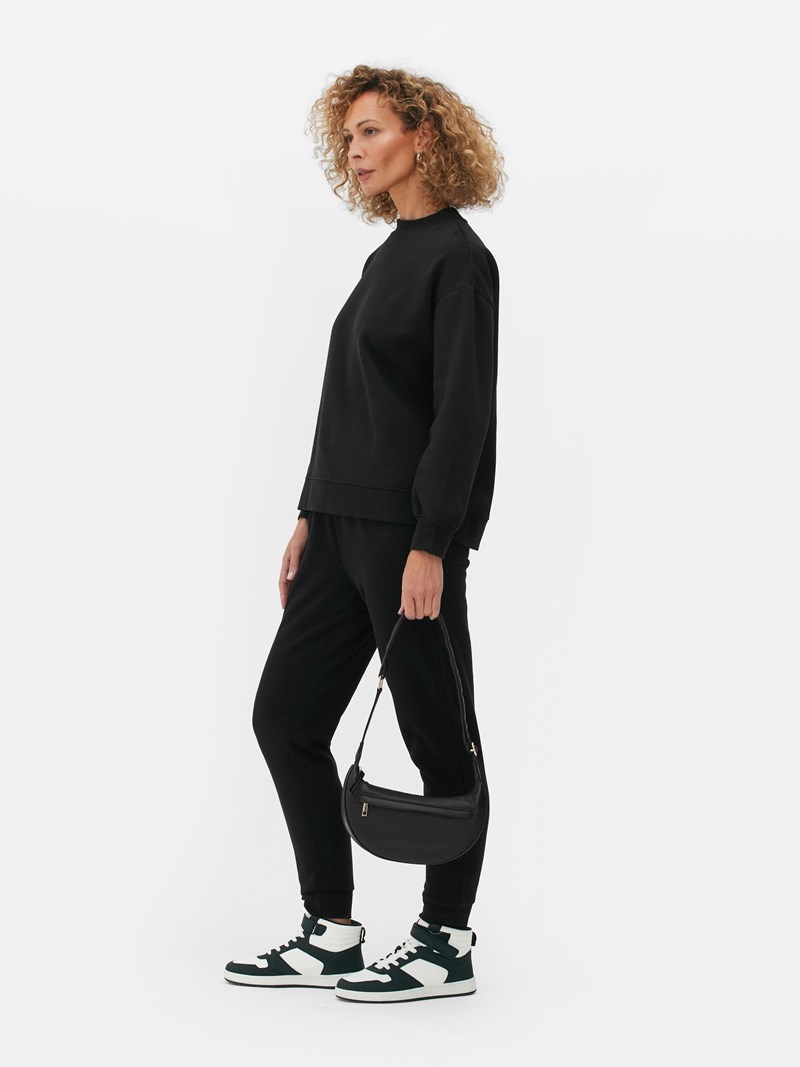 Pantalon Jogger Primark Flaco Fit Mujer Negras | 9780ZUJGN