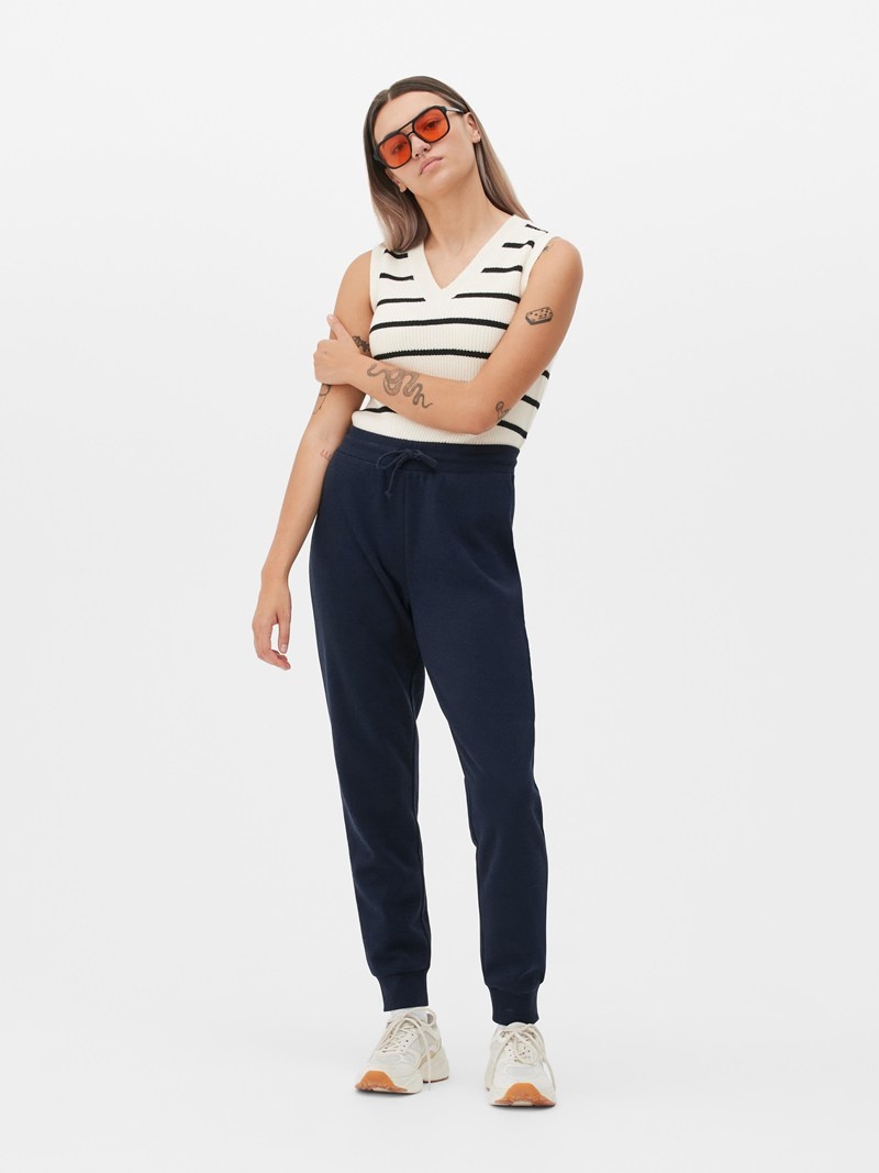 Pantalon Jogger Primark Flaco Fit Mujer Azul Marino | 1524RMEXO