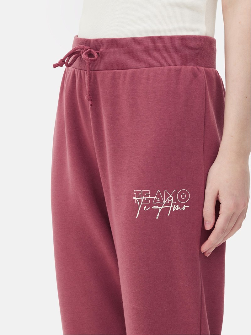 Pantalon Jogger Primark Flaco Fit Printed Mujer Rojas | 1984XCKQT