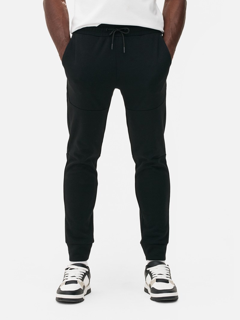 Pantalon Jogger Primark Performance Bonded Jersey Hombre Negras | 2871GCORJ