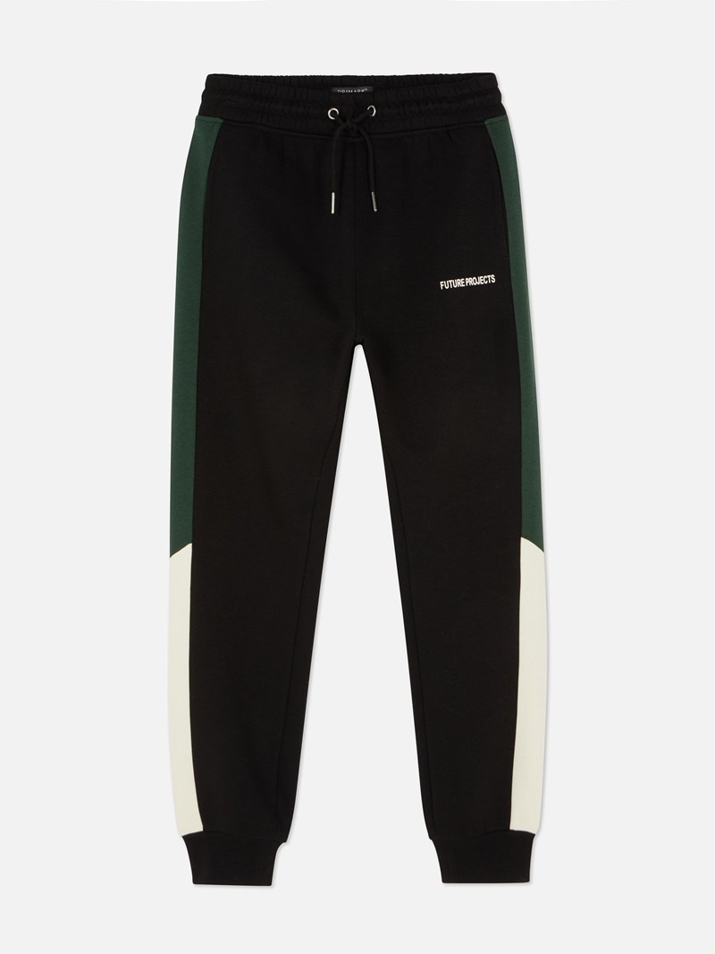 Pantalon Jogger Primark Side Stripe Hombre Negras | 6820YXOVB