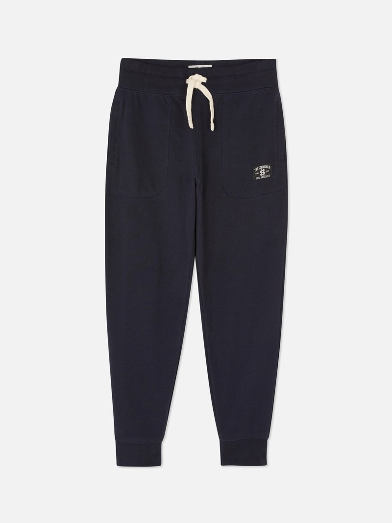 Pantalon Jogger Primark The Stronghold Jersey Hombre Azul Marino | 0942TFXZK