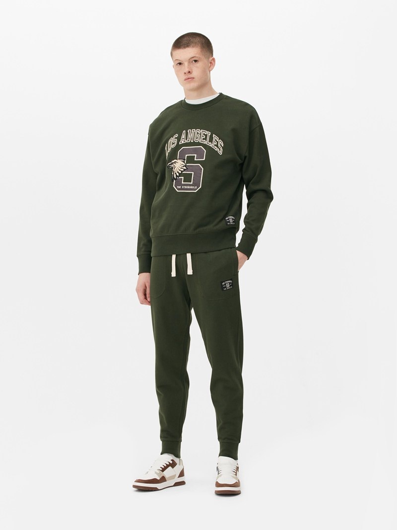 Pantalon Jogger Primark The Stronghold Jersey Hombre Verde Oliva | 9380TBLJE