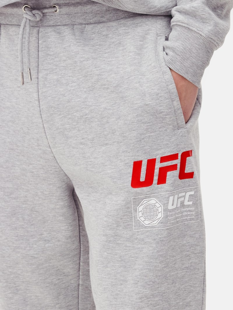 Pantalon Jogger Primark UFC Estampadas Hombre Gris | 4859OHMGZ