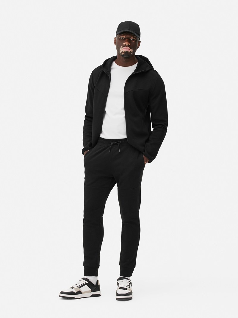 Pantalon Jogger Primark Zip Pocket Hombre Negras | 7419JDEAI