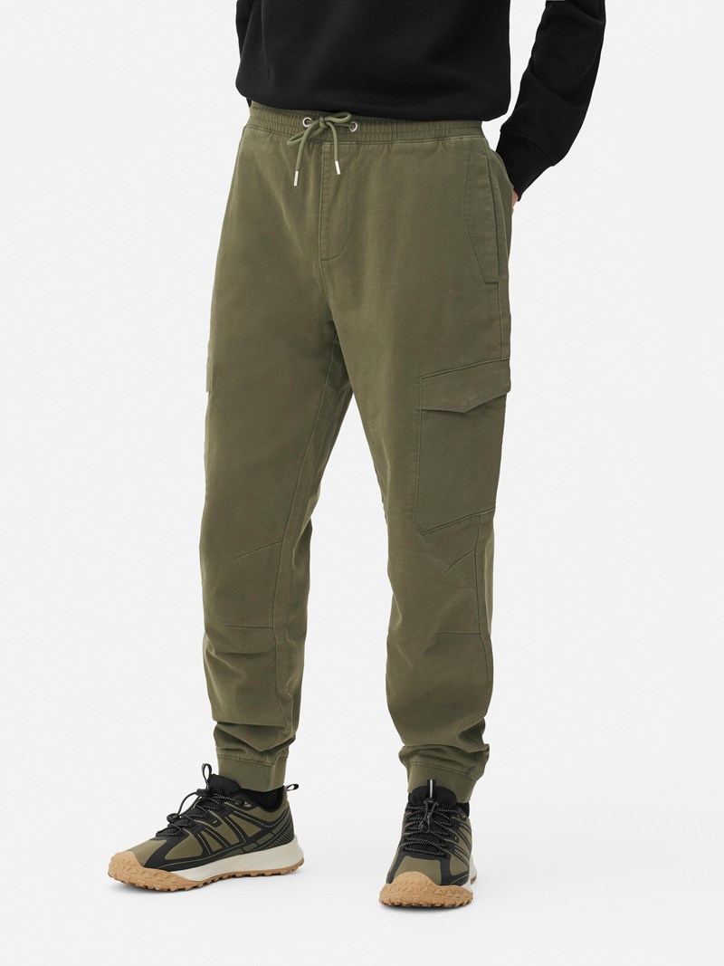 Pantalon Primark Cuffed Cargo Hombre Verde | 1850PMSOA