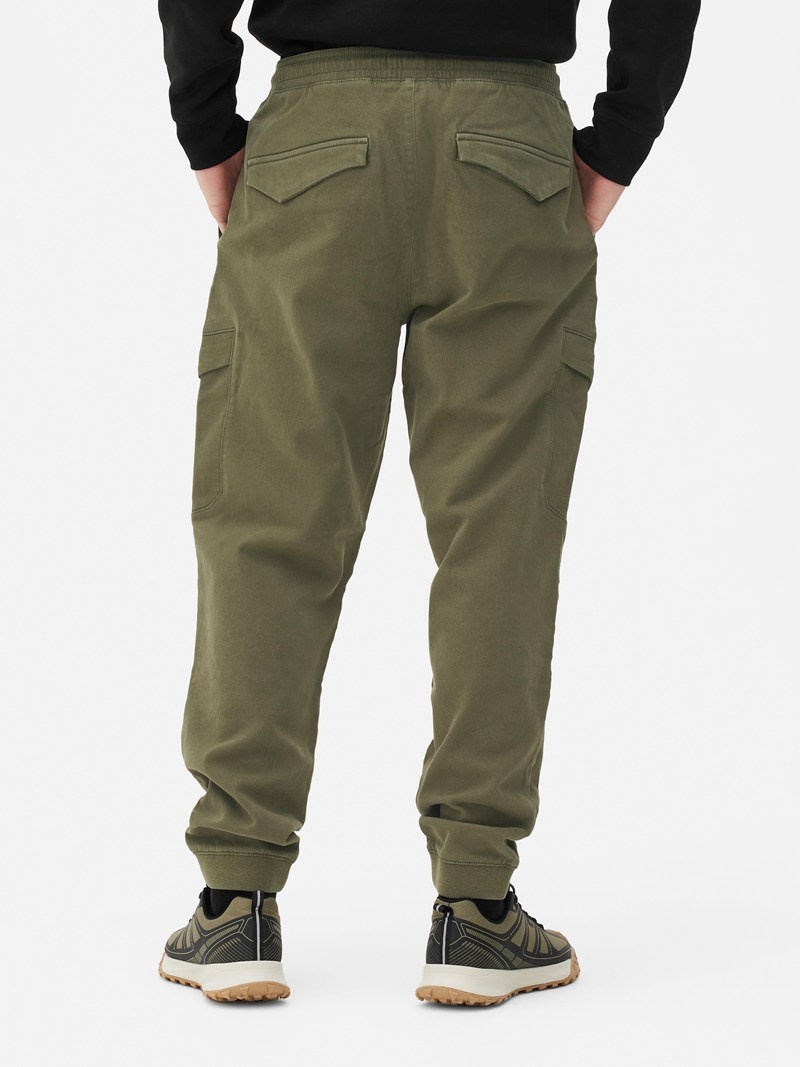 Pantalon Primark Cuffed Cargo Hombre Verde | 1850PMSOA