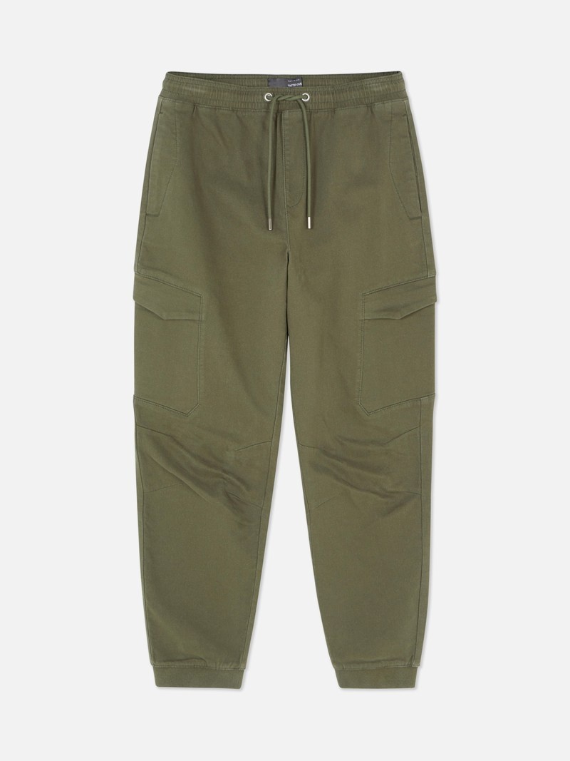 Pantalon Primark Cuffed Cargo Hombre Verde | 1850PMSOA