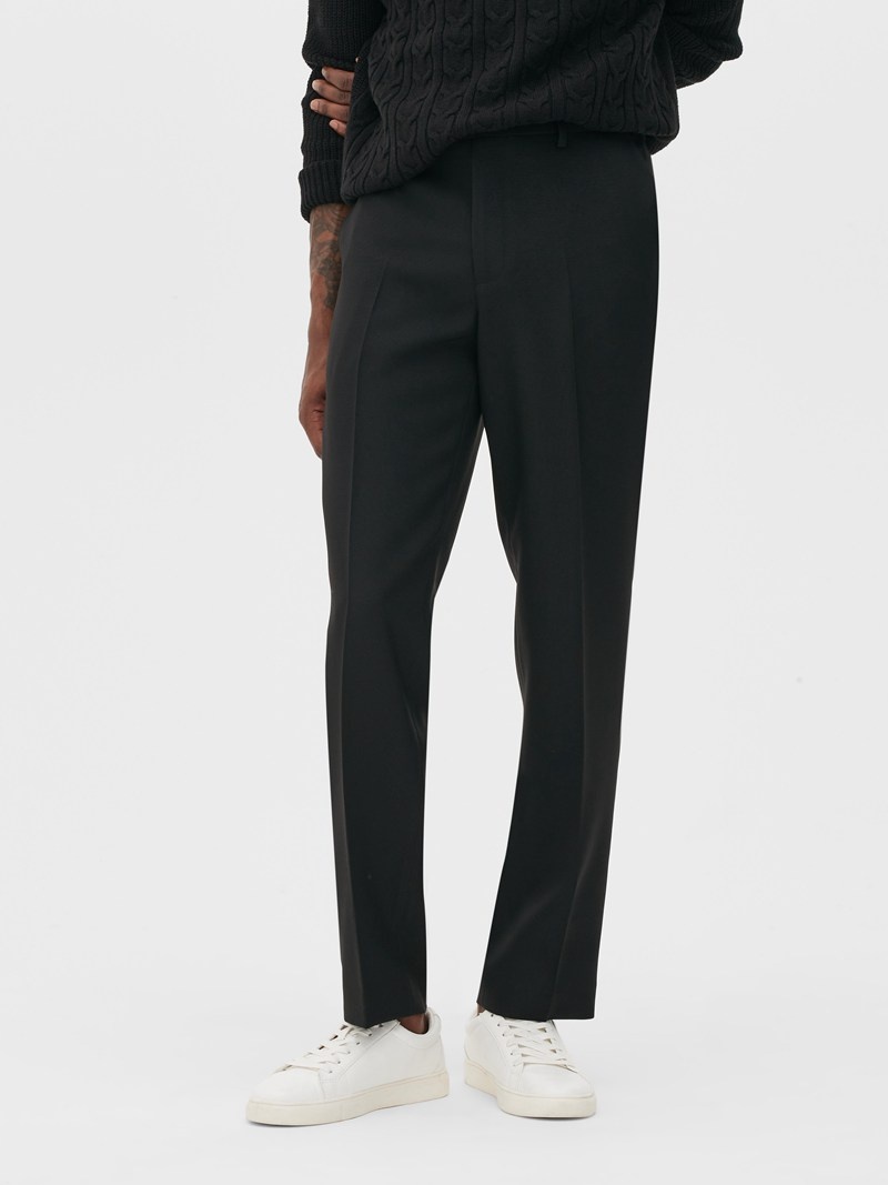 Pantalon Primark Regular Fit Suit Hombre Negras | 5670TWAMN