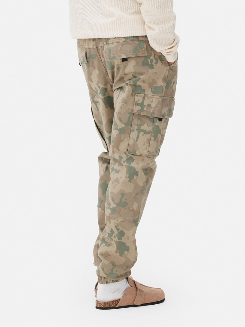 Pantalon Primark Slim Cargo Hombre Camuflaje | 6534LMRID