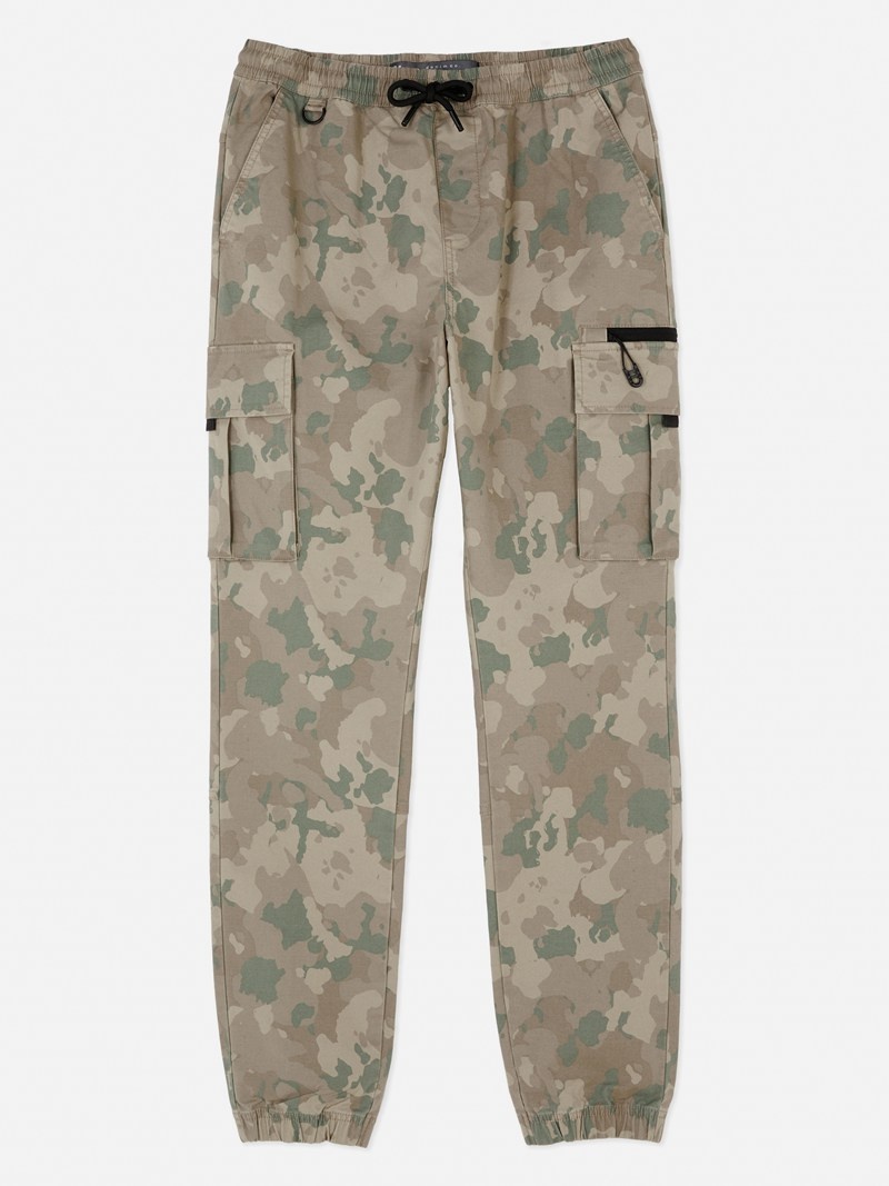 Pantalon Primark Slim Cargo Hombre Camuflaje | 6534LMRID