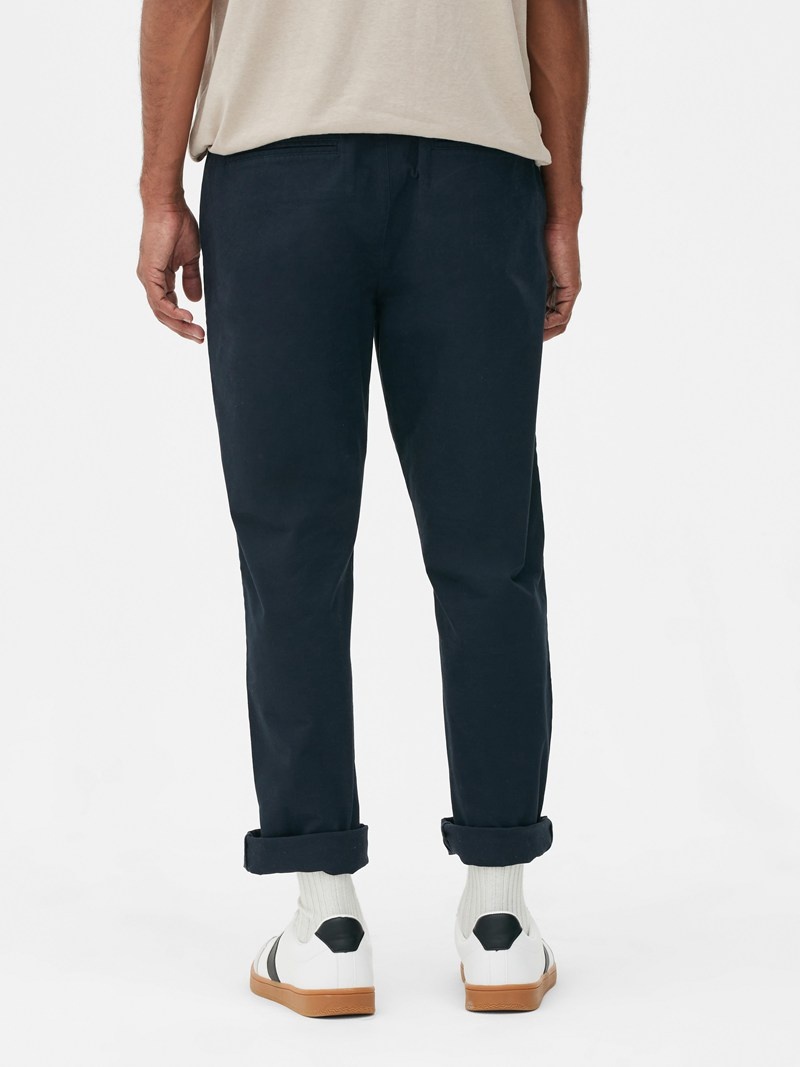 Pantalon Primark Stretch Chino Hombre Azul Marino | 3549ROLYA