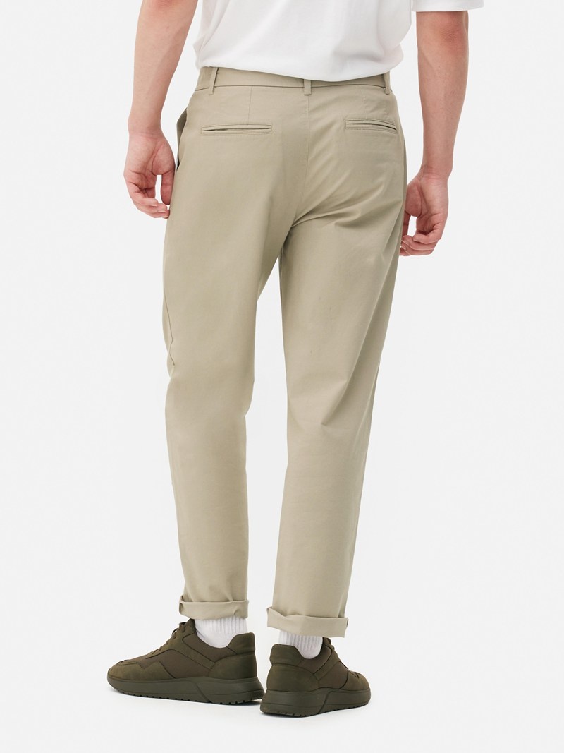 Pantalon Primark Stretch Chino Hombre Gris | 5904BCMSU