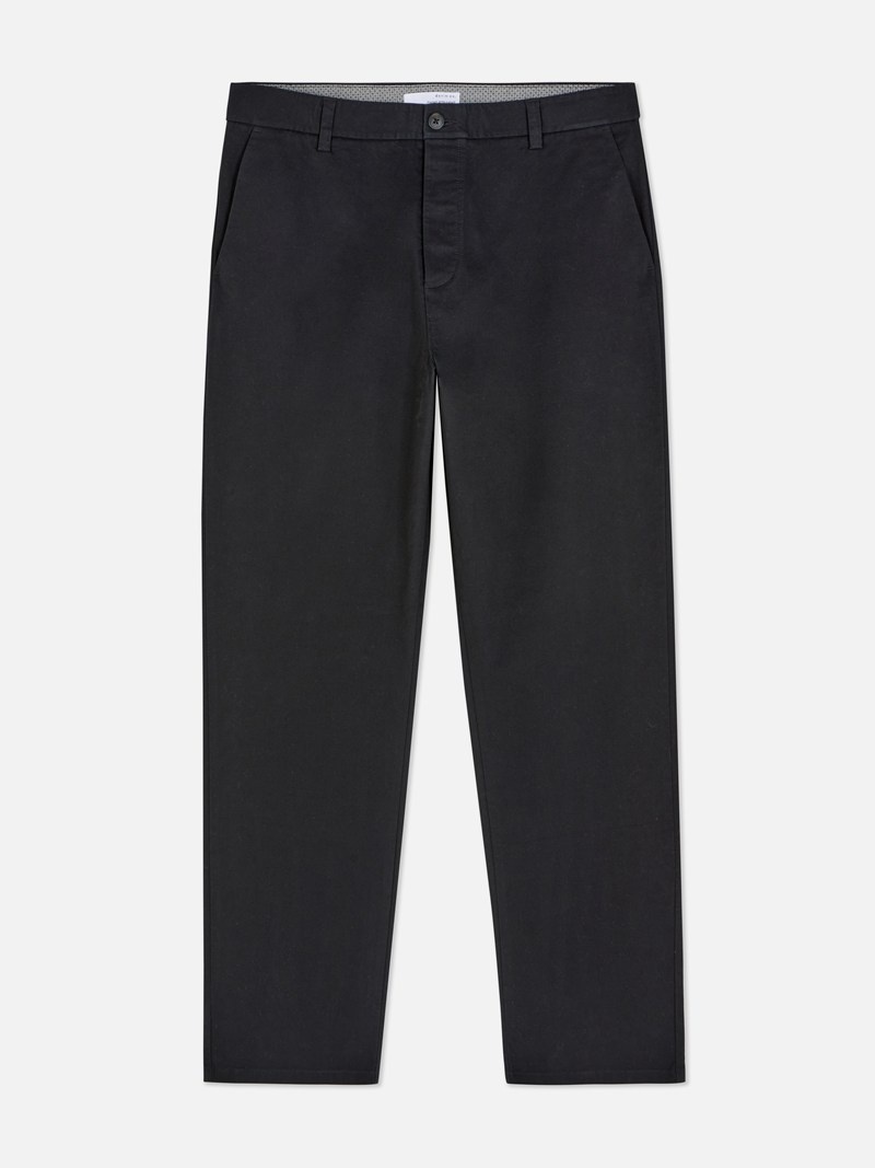 Pantalon Primark Stretch Chino Hombre Negras | 3618GZTHP