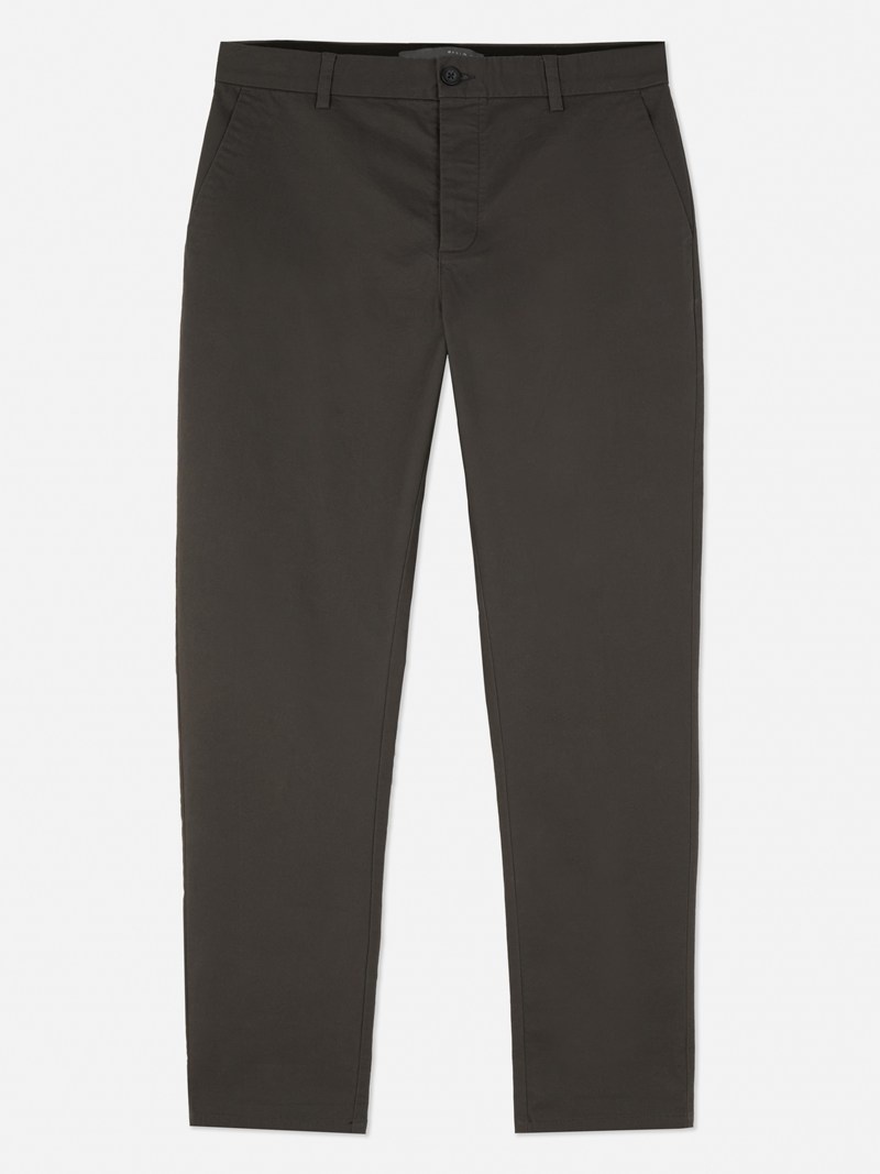 Pantalon Primark Stretch Slim Chinos Hombre Gris | 0426FTXWH