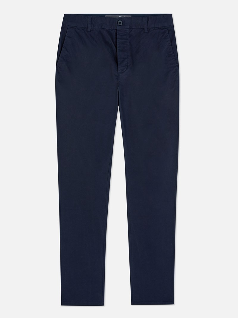 Pantalon Primark Stretch Slim Chinos Hombre Azul Marino | 9235WAVEZ