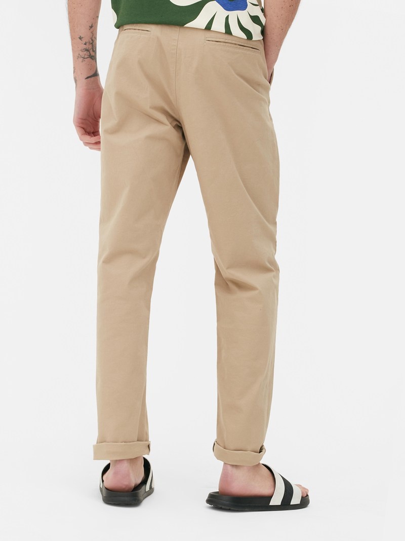 Pantalon Primark Stretch Slim Chinos Hombre Gris | 2041SAQKX