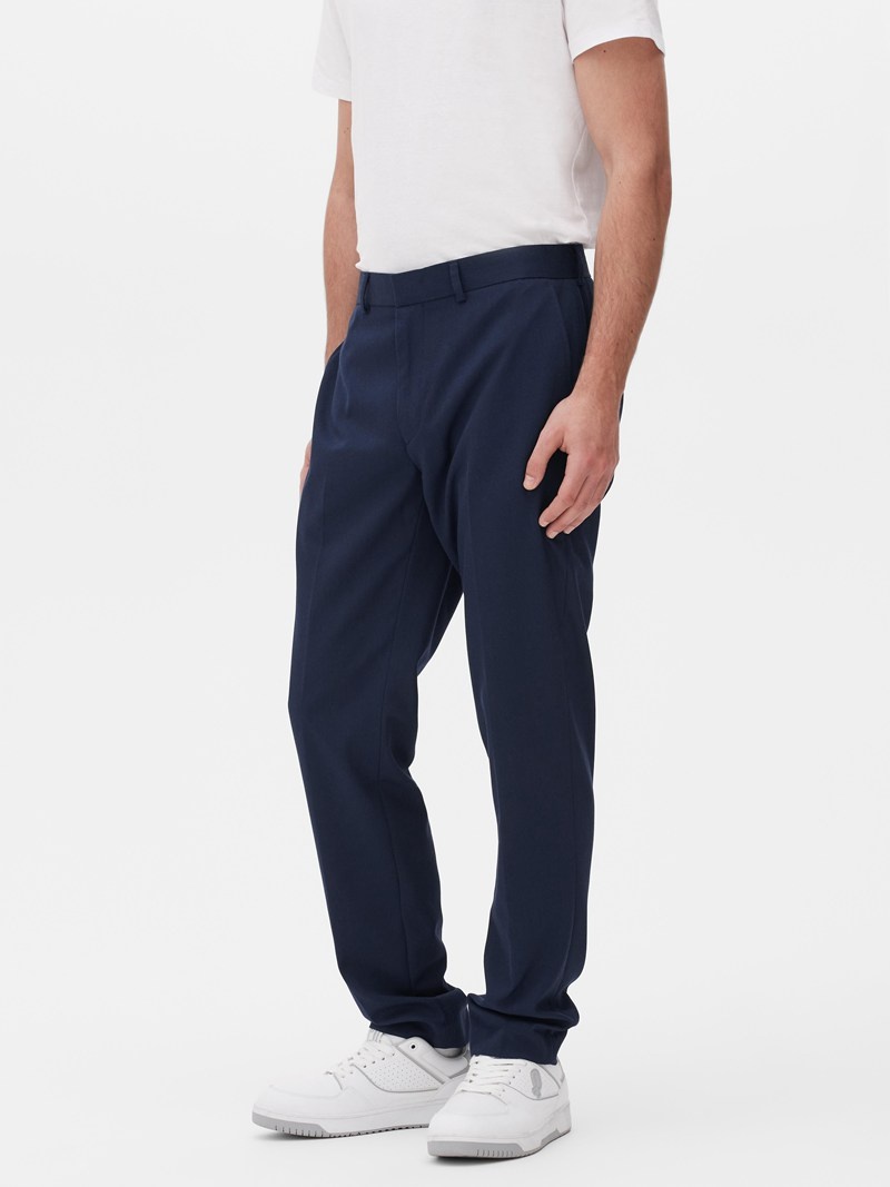 Pantalon Primark y Twill Hombre Azul Marino | 5206LGCPI