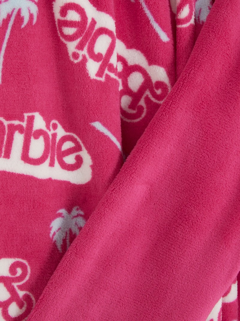 Ropa De Dormir Primark Barbie The Movie Velour Pajamas Mujer Fucsia | 8714MSGBE