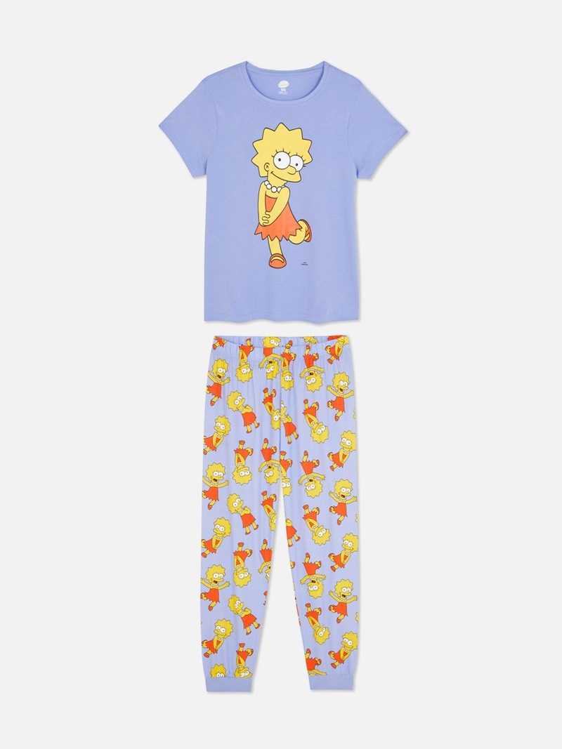 Ropa De Dormir Primark Disney Estampadas and Bottoms Pyjamas Mujer Moradas | 5236DTPRF