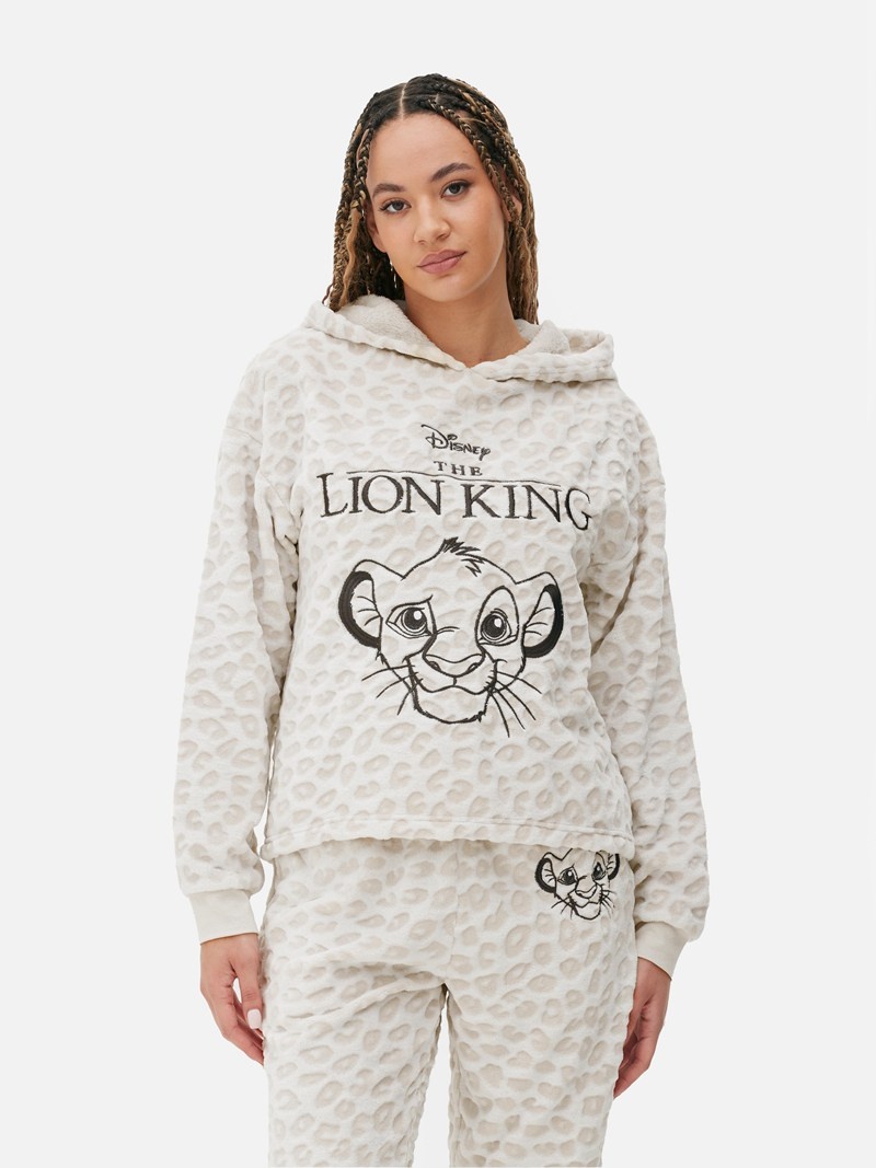 Ropa De Dormir Primark Disney's The Lion King Velour Lounge Hoodie Mujer Gris Marrones | 0981XKNIG