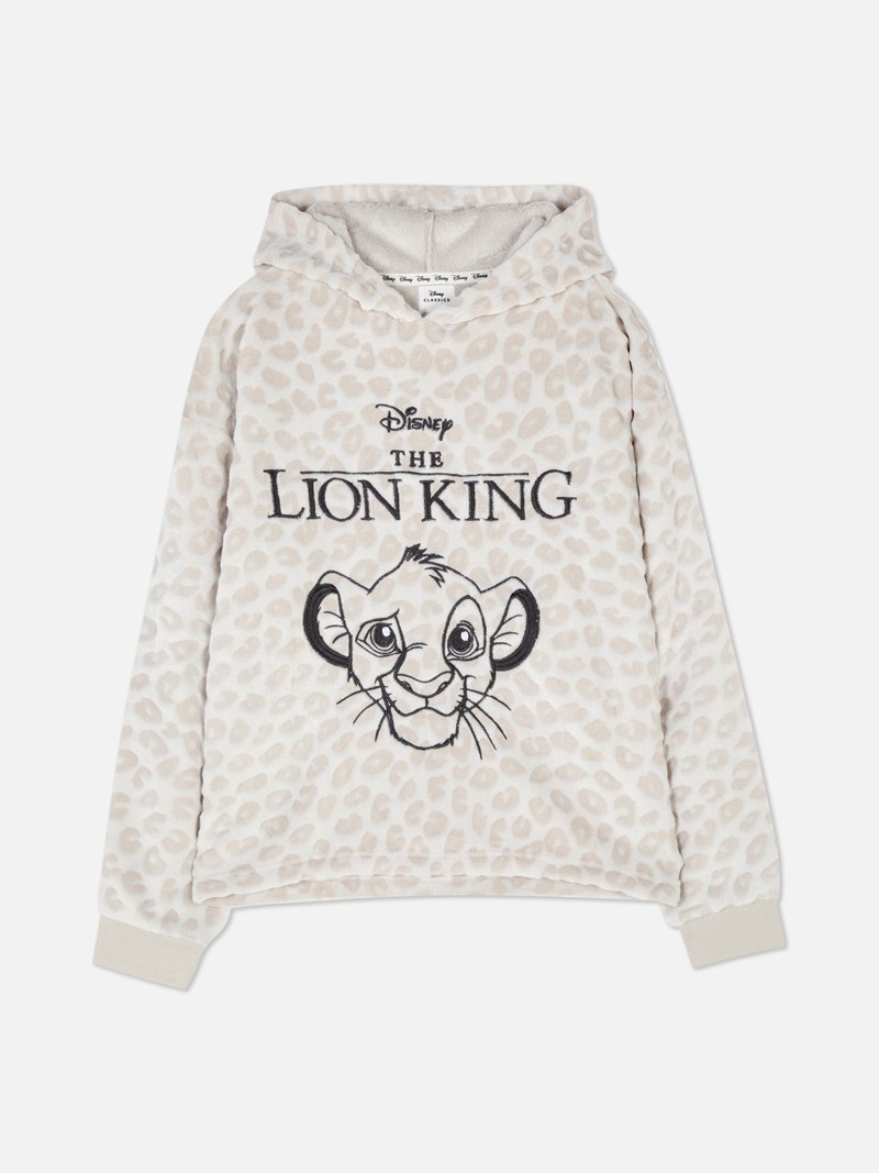 Ropa De Dormir Primark Disney's The Lion King Velour Lounge Hoodie Mujer Gris Marrones | 0981XKNIG