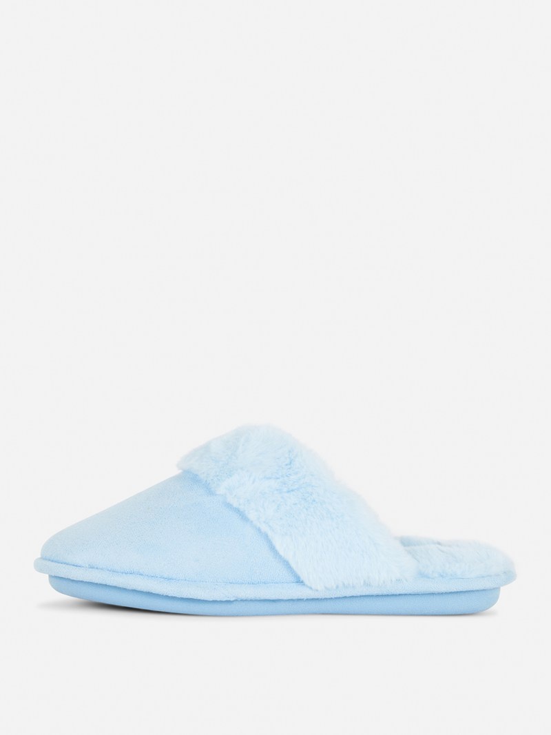 Ropa De Dormir Primark Faux Gamuza Mujer Azules | 6824KMYQF