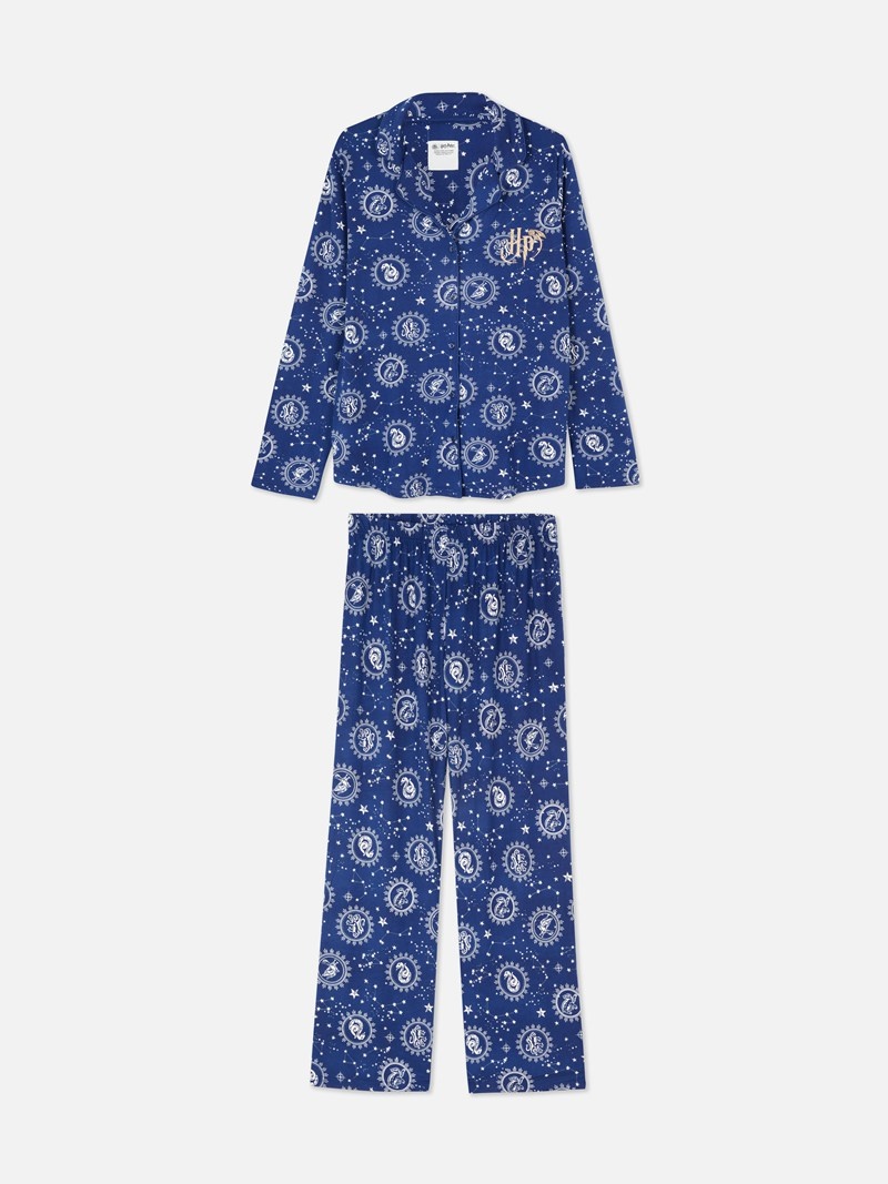 Ropa De Dormir Primark Harry Potter™ Hogwarts House Pajamas Mujer Azul Marino | 1096XWHIM