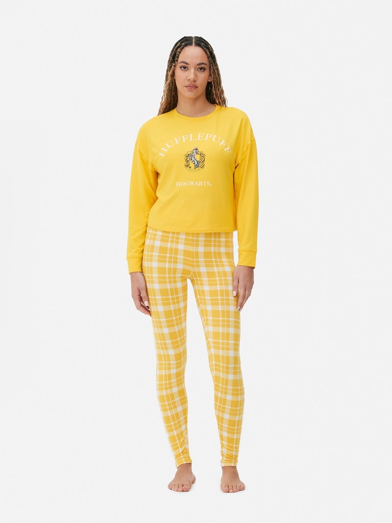 Ropa De Dormir Primark Harry Potter™ House Pajamas Mujer Amarillo | 0694HMUVR