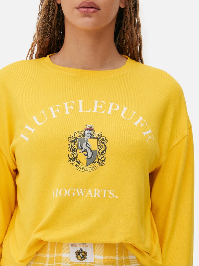 Ropa De Dormir Primark Harry Potter™ House Pajamas Mujer Amarillo | 0694HMUVR