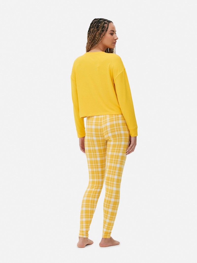 Ropa De Dormir Primark Harry Potter™ House Pajamas Mujer Amarillo | 0694HMUVR