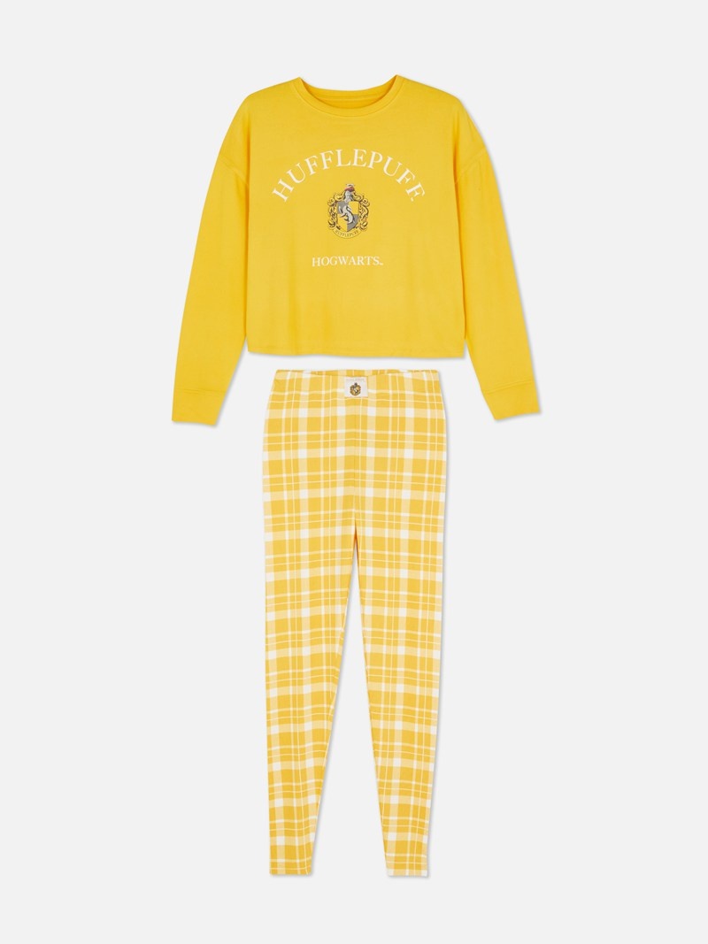 Ropa De Dormir Primark Harry Potter™ House Pajamas Mujer Amarillo | 0694HMUVR