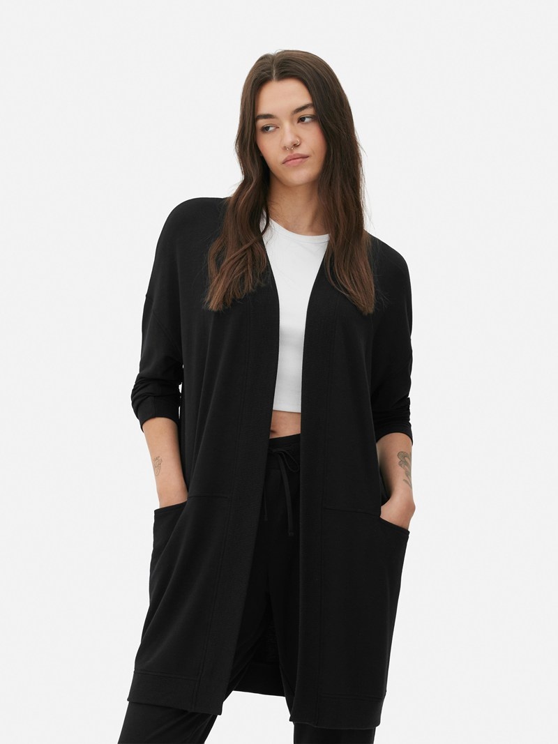 Ropa De Dormir Primark UltraCozy Robe Mujer Negras | 5487BXHDT