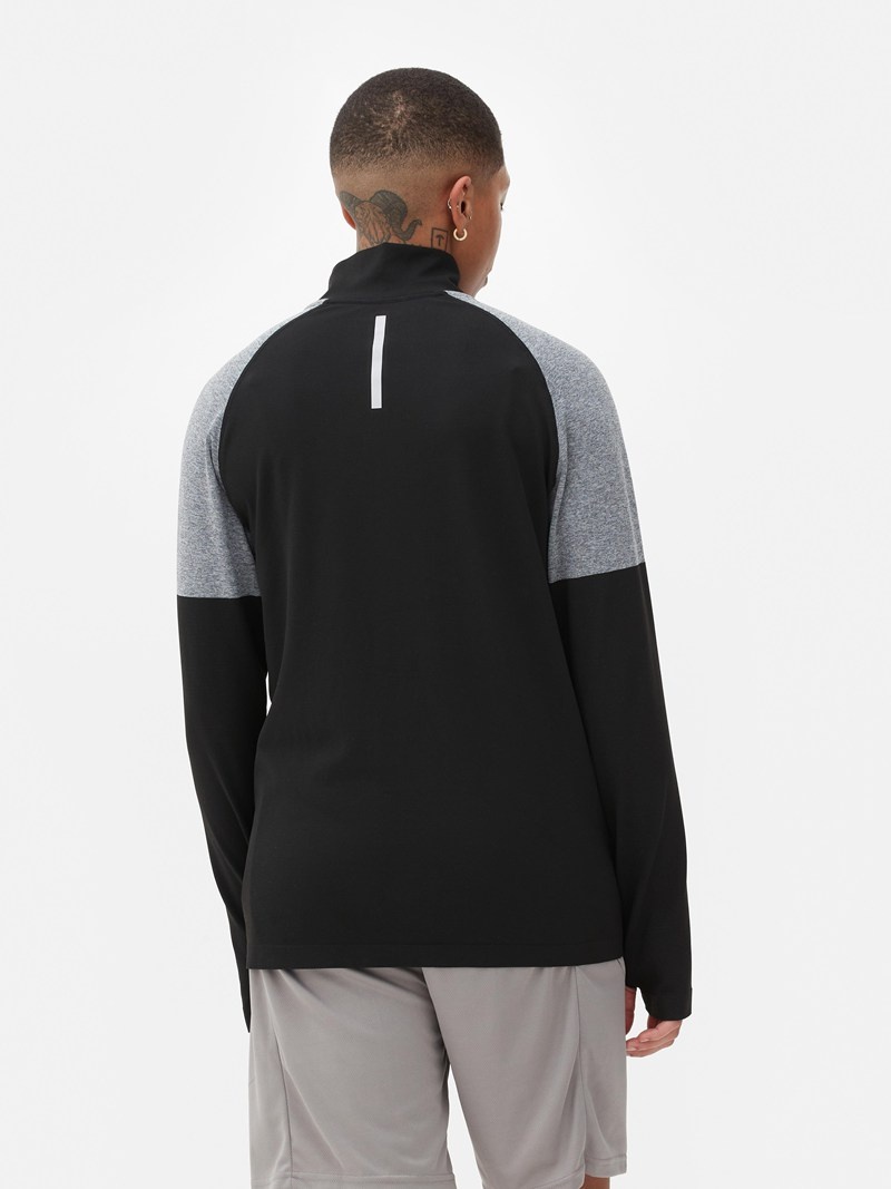 Ropa Deportiva Primark Long Sleeve Sports Hombre Negras | 1573EZNRV