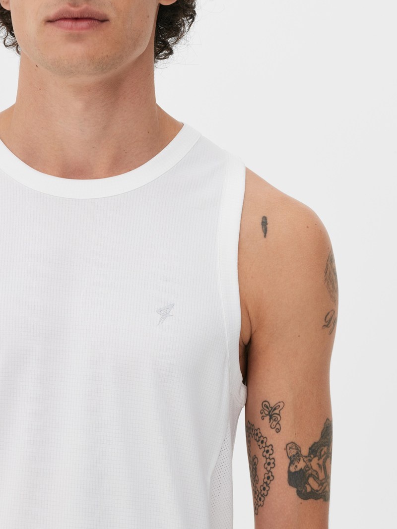 Ropa Deportiva Primark Printed Sin Manga Tank Hombre Blancas | 2037CNYUI