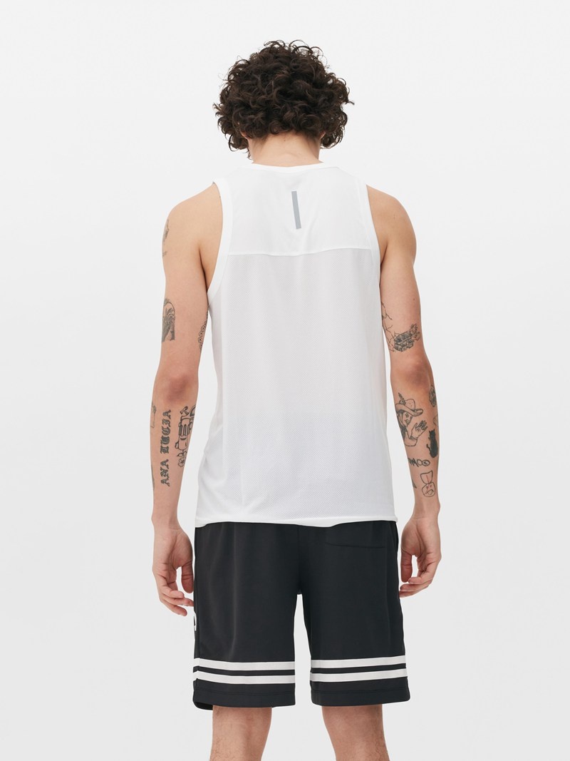 Ropa Deportiva Primark Printed Sin Manga Tank Hombre Blancas | 2037CNYUI