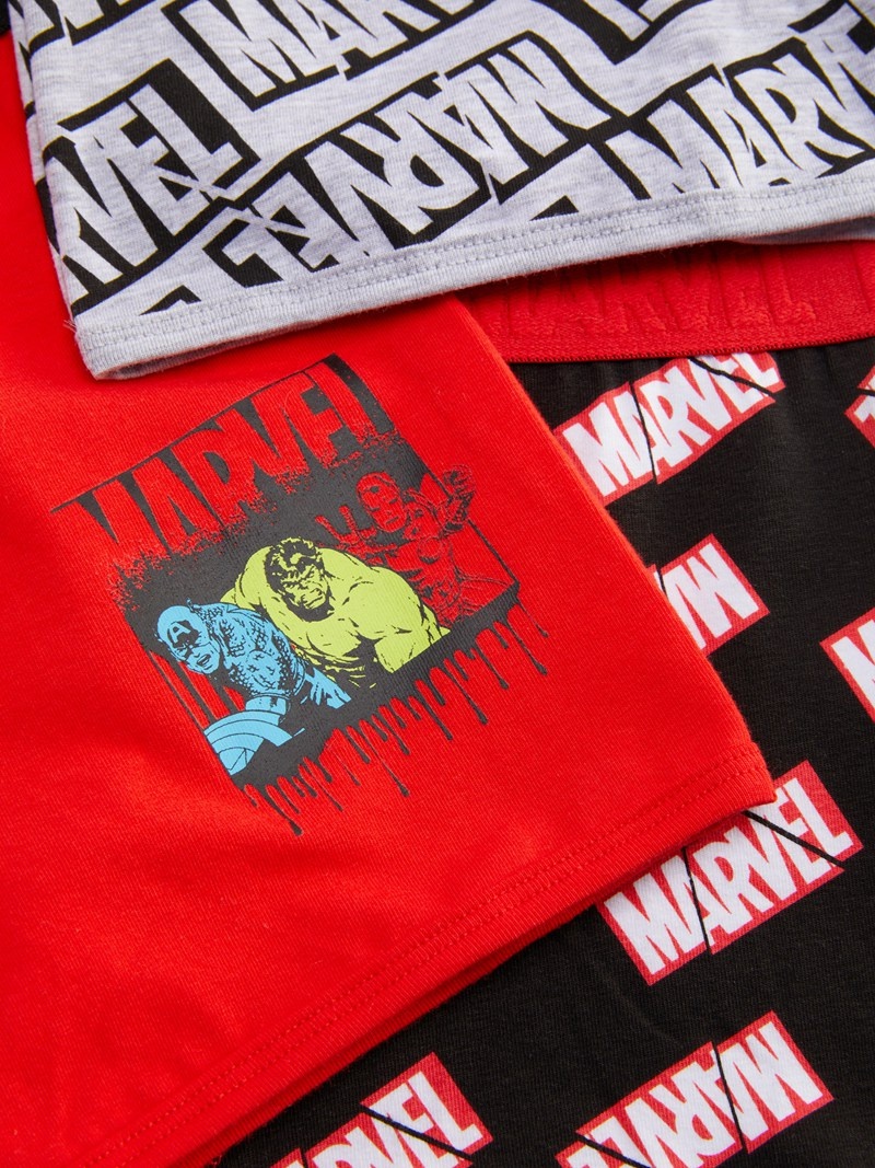 Ropa Interior Primark 3Pack Marvel Logo Boxer Briefs Niños Multicolor | 2397HRLKD