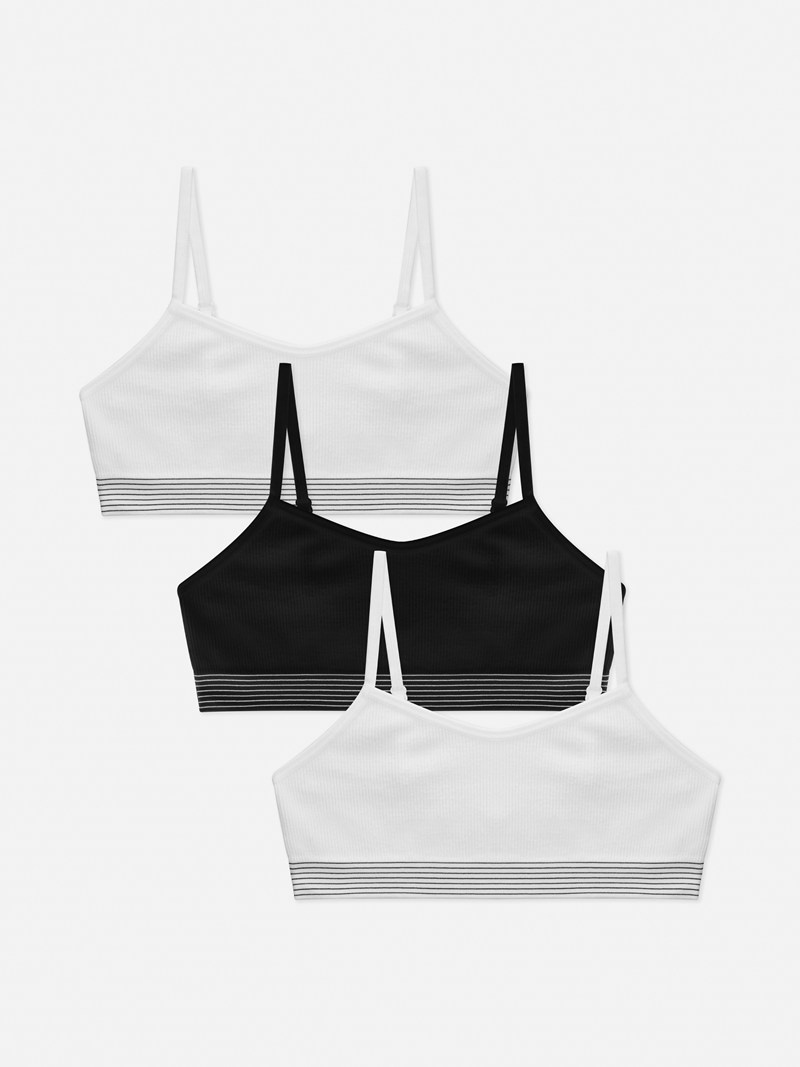 Ropa Interior Primark 3Pack Seamfree Crop Niños Negras | 2347EJMNB