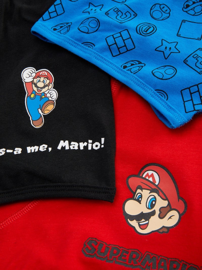 Ropa Interior Primark 3Pack Super Mario Boxer Briefs Niños Rojas | 8492FMLAV