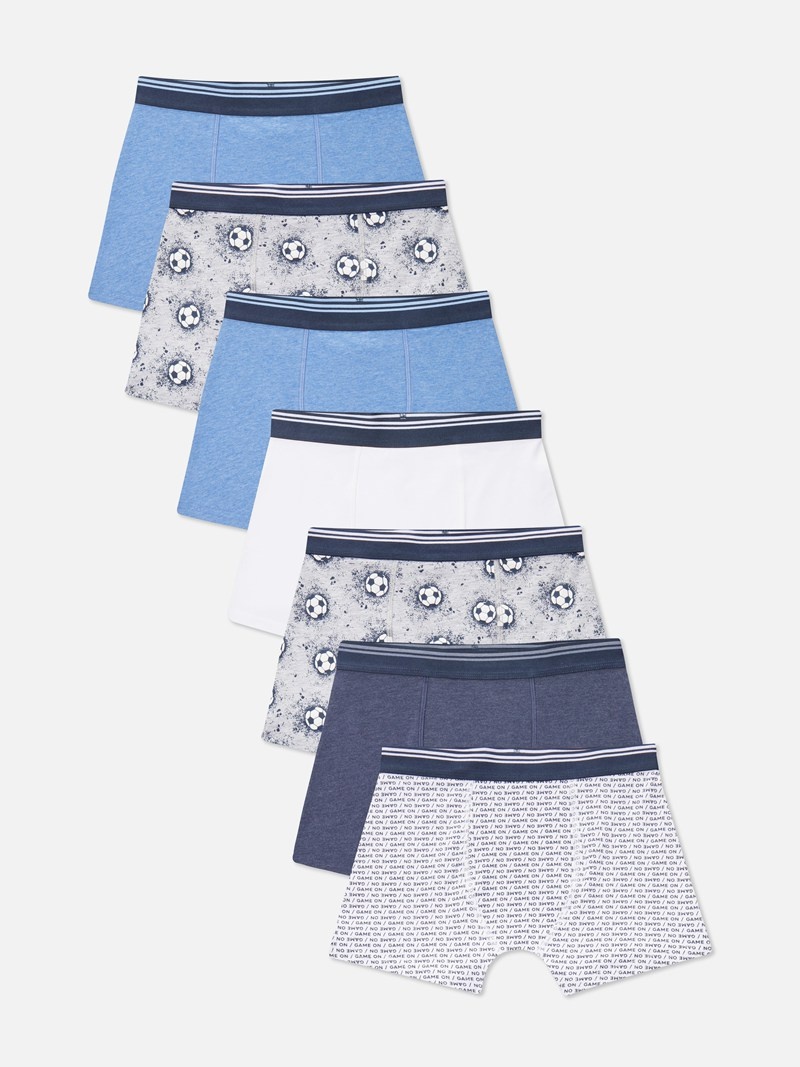 Ropa Interior Primark 7Pack Mixed Boxer Briefs Niños Multicolor | 7950WYJCM