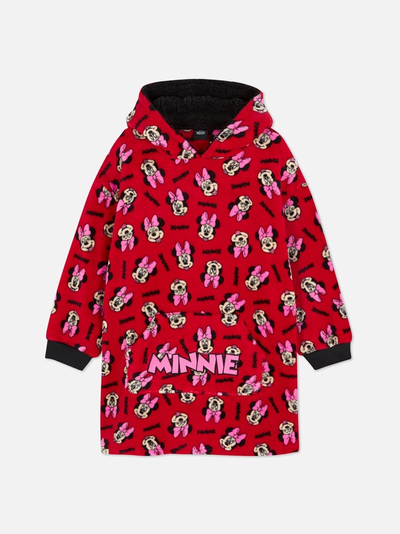 Ropa Interior Primark Kids\' Disney’s Minnie Mouse Oversized Sweat Niños Rojas | 2371IPHNL